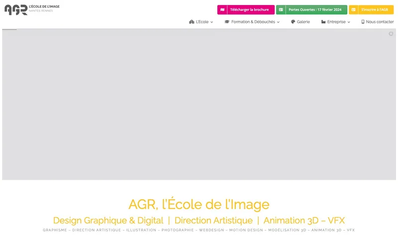 Agr L'Ecole De L'Image classement, campus, admission