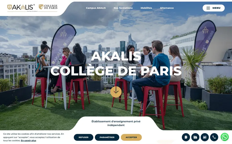 Akalis College De Paris classement, campus, admission
