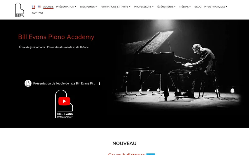 Bill Evans Piano Academy classement, campus, admission
