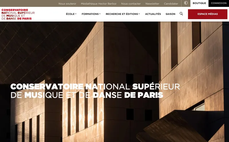 Conservatoire National Superieur De Musique Et De Danse De Paris classement, campus, admission