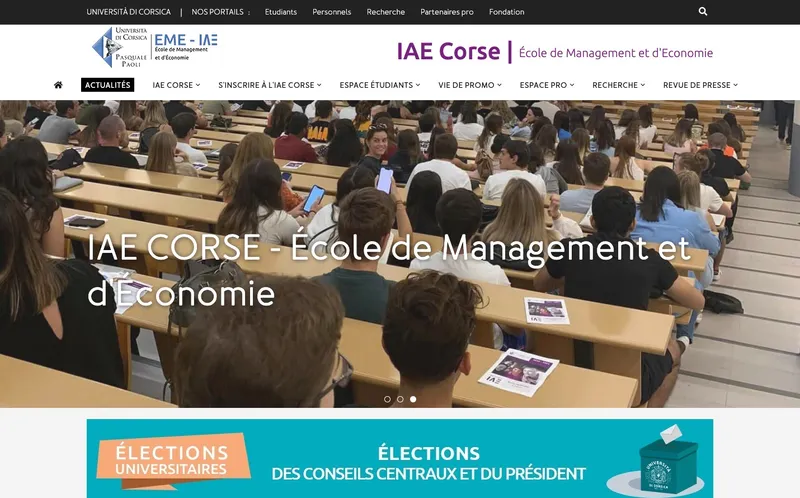 Ecole De Commerce Et De Management Corsica classement, campus, admission