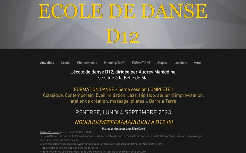 Ecole De Danse D12 classement, campus, admission