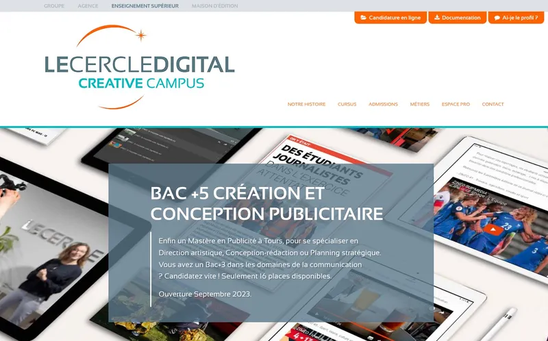 Ecole Du Cercle Digital classement, campus, admission