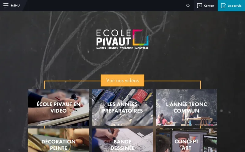 Ecole Pivaut Rennes classement, campus, admission