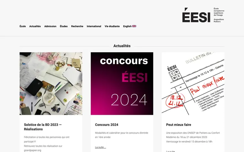 Eesi Angouleme classement, campus, admission