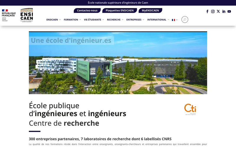 Ensicaen - Ecole Nationale Superieure D'Ingenieurs De Caen classement, campus, admission