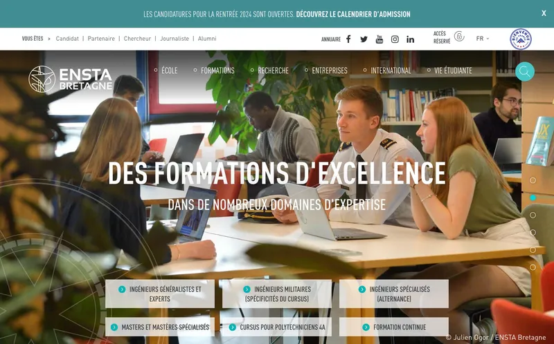 Ensta Bretagne - Ecole Nationale Superieure De Techniques Avancees classement, campus, admission