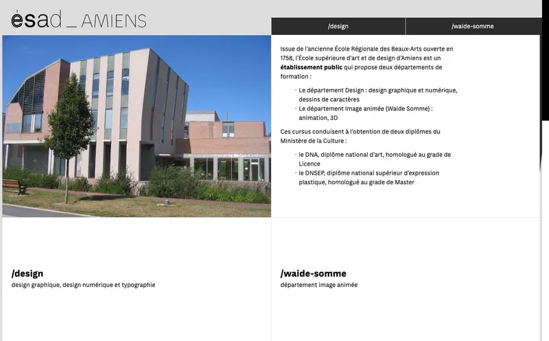 Esad Amiens classement, campus, admission