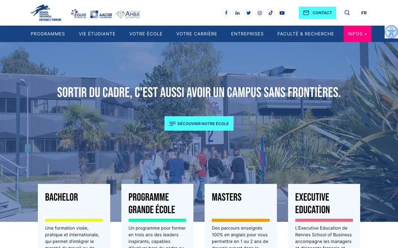 Rennes School Of Business classement, campus, admission