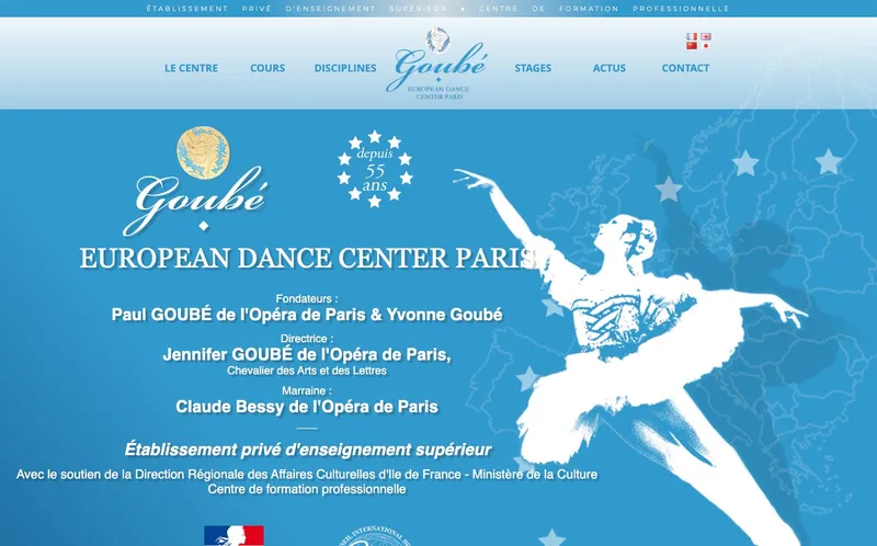 Goube European Dance Center classement, campus, admission