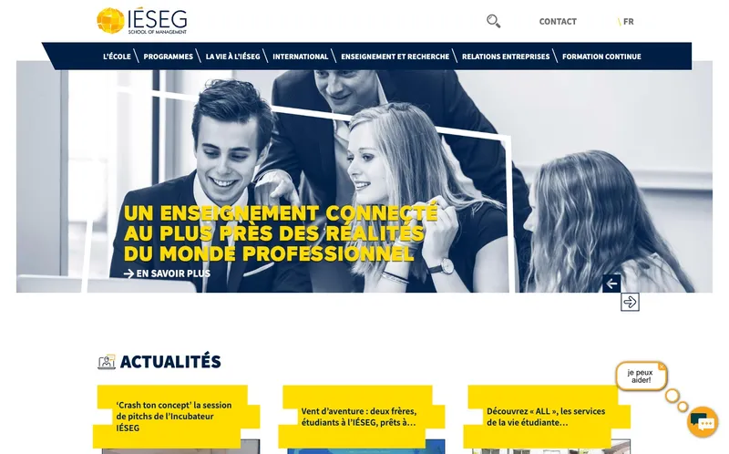 Ieseg School Of Management classement, campus, admission