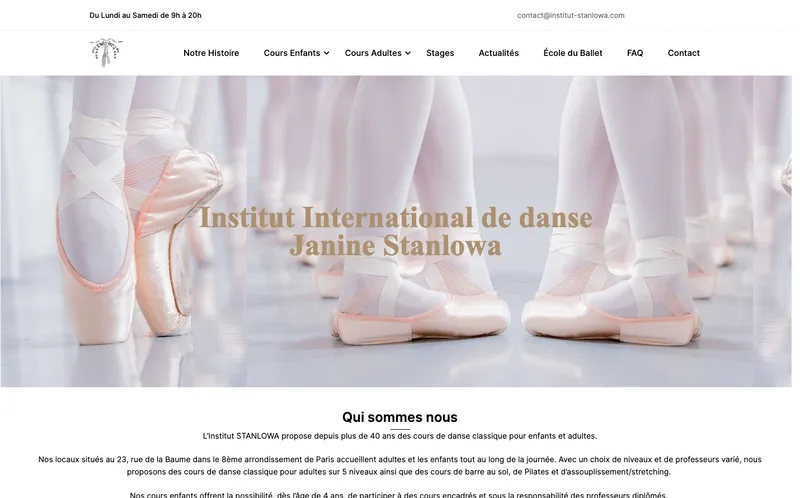 Institut International De Danse Janine Stanlowa classement, campus, admission