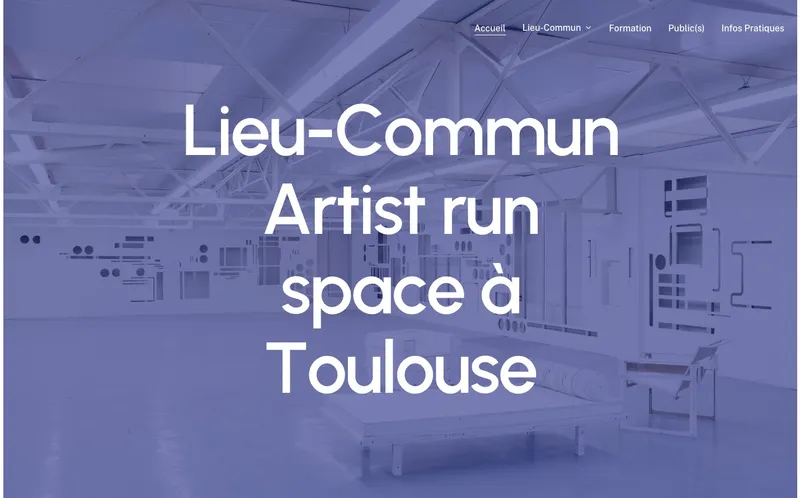 Lieu-Commun Artist Run Space classement, campus, admission