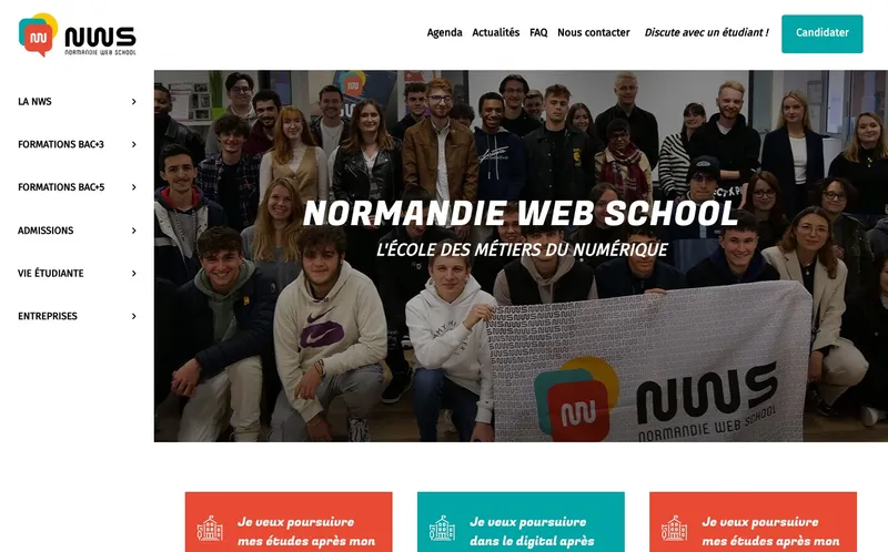 Normandie Web School classement, campus, admission