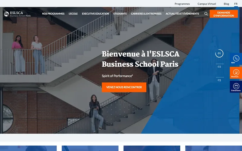 Paris Eslsca Business School classement, campus, admission