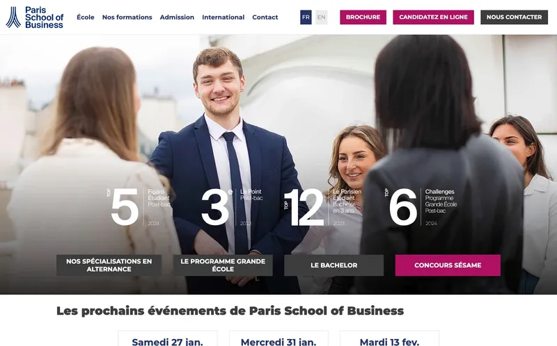 Paris School Of Business - ESG Management School classement, campus, admission