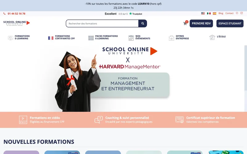 School Online University classement, campus, admission