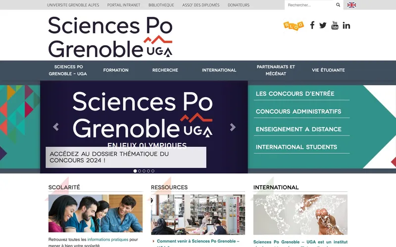 Sciences Po Grenoble classement, campus, admission