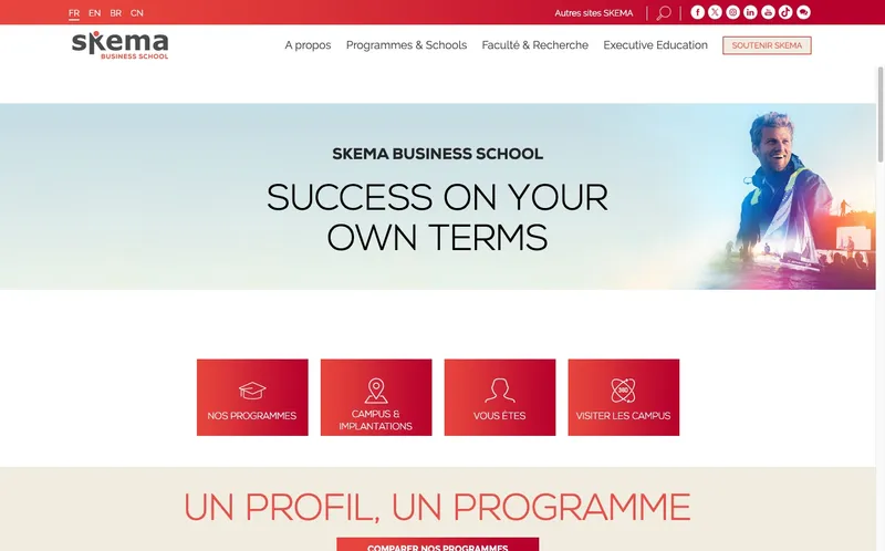 Skema Business School classement, campus, admission