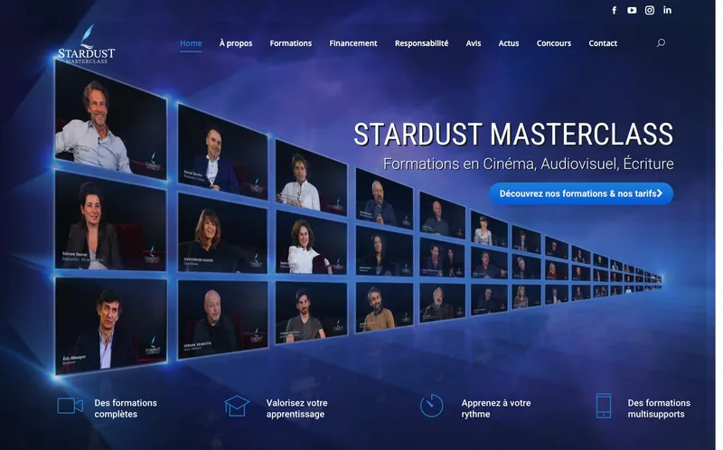 Stardust Masterclass classement, campus, admission