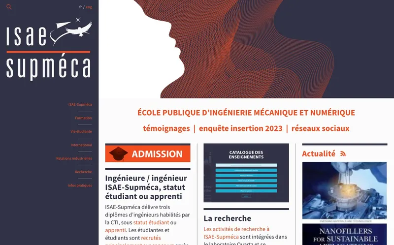 Supmeca - Institut Superieur De Mecanique De Paris classement, campus, admission