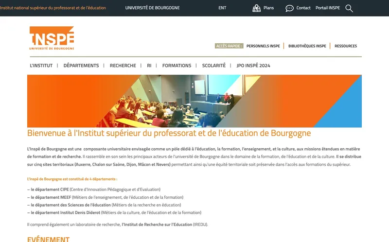 Université Bourgogne classement, campus, admission