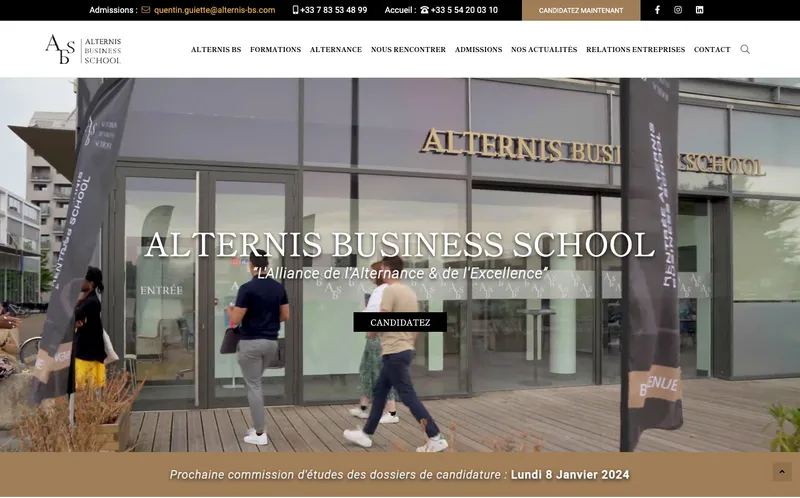 Alternis Business School classement, campus, admission Alternis Business School classement, campus, admission
