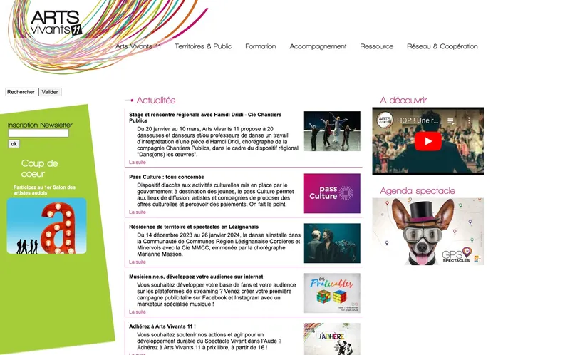 Arts Vivants 11 classement, campus, admission