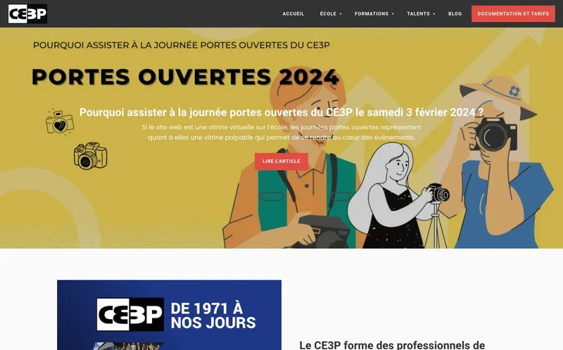 Ce3P Ecole De Photographie De Paris classement, campus, admission