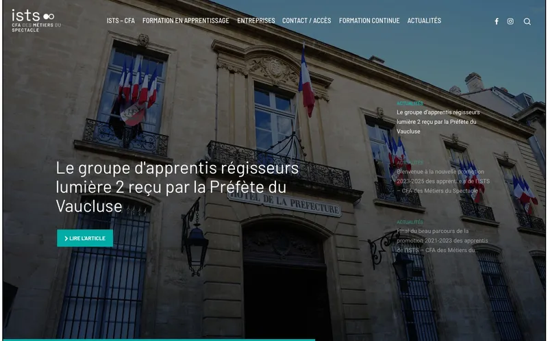 Cfa Des Metiers Du Spectacle classement, campus, admission