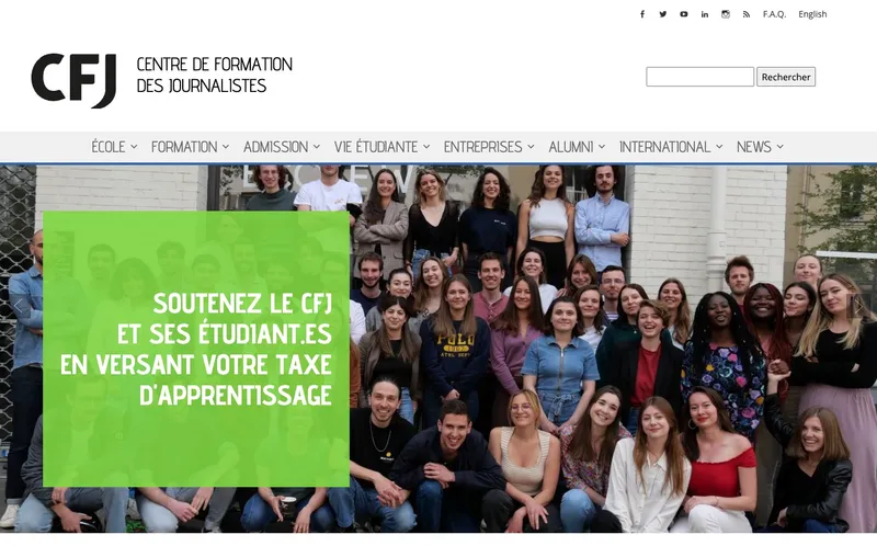Cfj classement, campus, admission