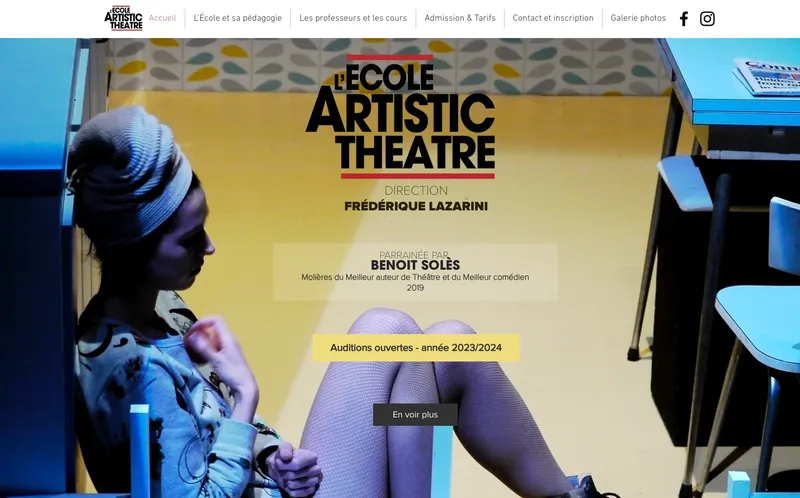 Ecole Artistic Theatre classement, campus, admission