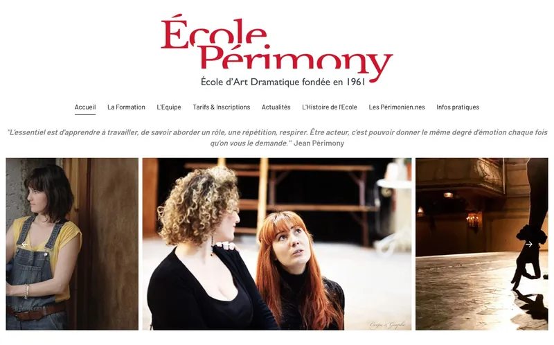 Ecole D'Art Dramatique Jean Perimony classement, campus, admission