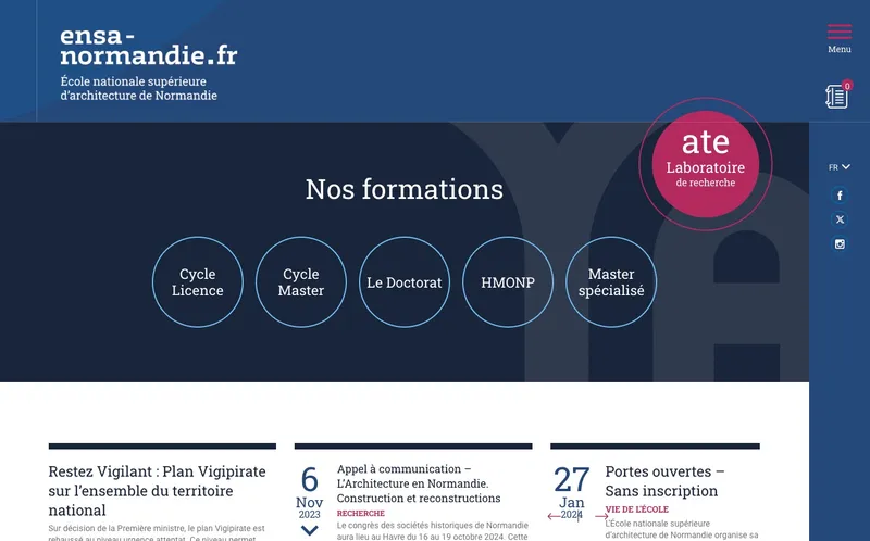 Ecole Nationale Superieure D'Architecture De Normandie classement, campus, admission