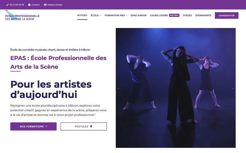 Ecole Professionnelle Des Arts De La Scene classement, campus, admission Ecole Professionnelle Des Arts De La Scene classement, campus, admission