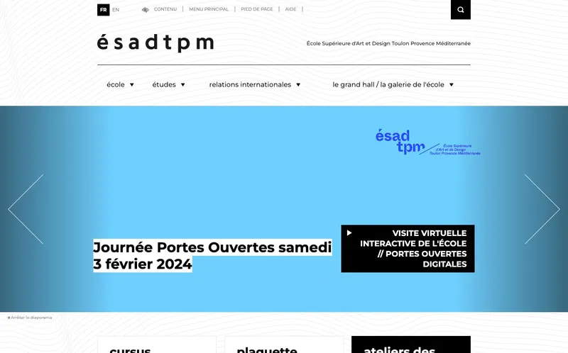 Ecole Superieure D'Art Et De Design De Toulon Provence Mediterranee classement, campus, admission