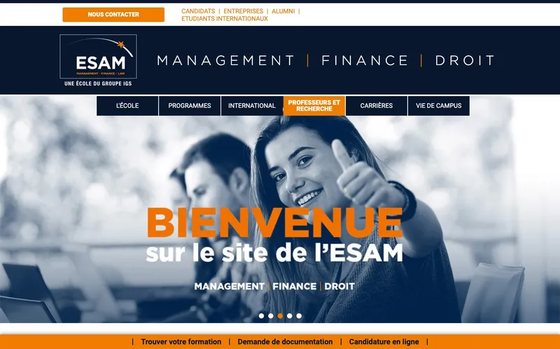 Esam classement, campus, admission