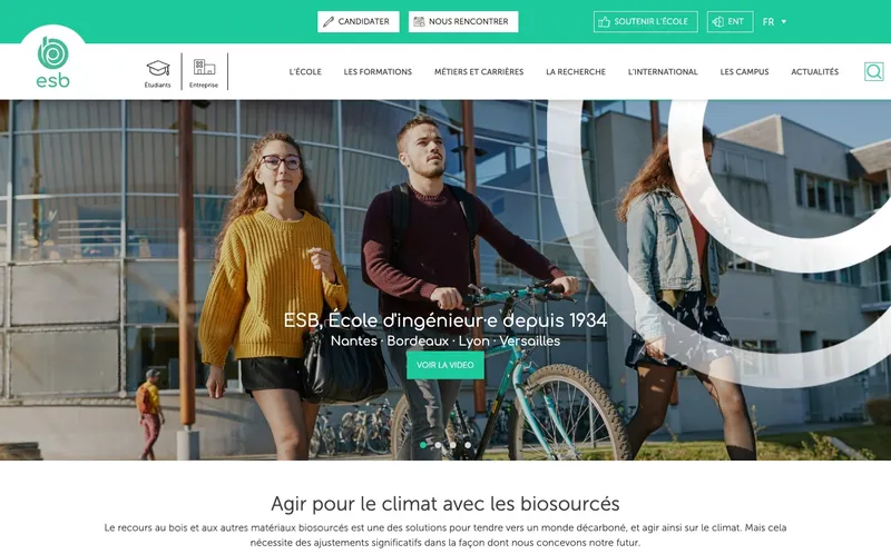 Esb - Ecole Superieure Du Bois classement, campus, admission