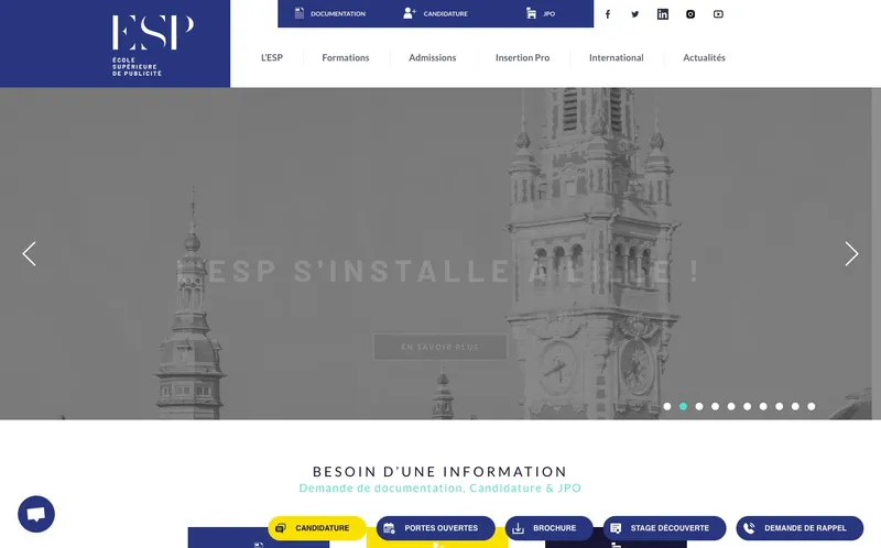 Esp classement, campus, admission Esp classement, campus, admission