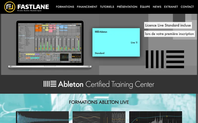 Fastlane Ecole Audio-Numerique classement, campus, admission