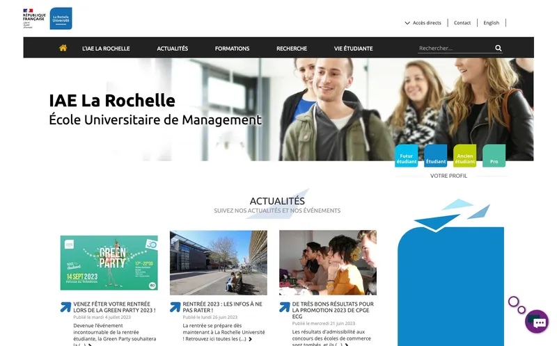 IAE La Rochelle classement, campus, admission IAE La Rochelle classement, campus, admission