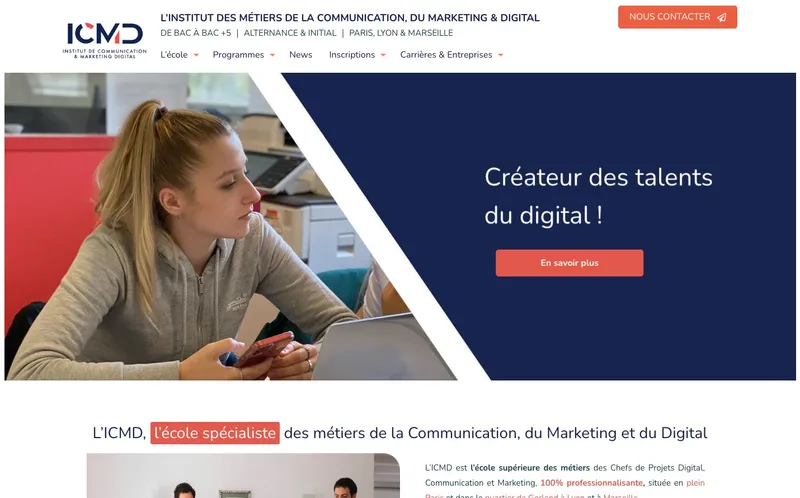 Icmd classement, campus, admission