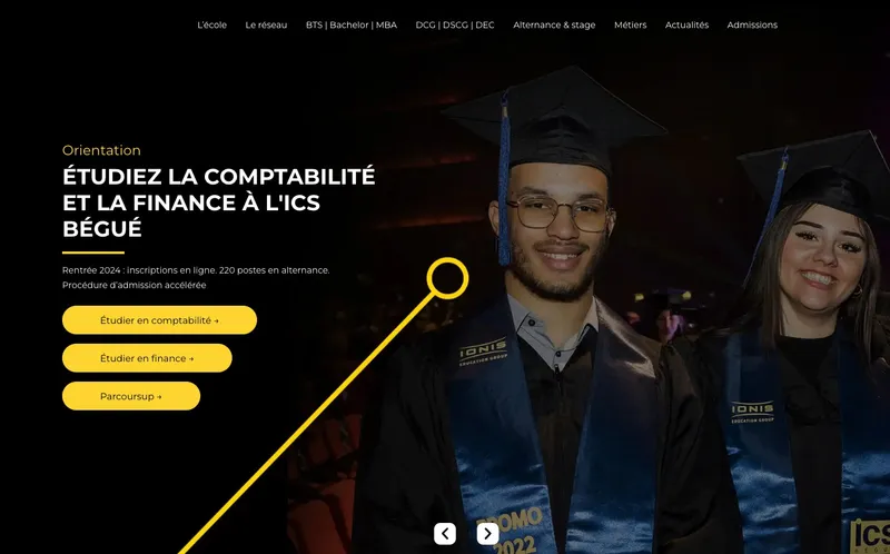 Ics Begue classement, campus, admission