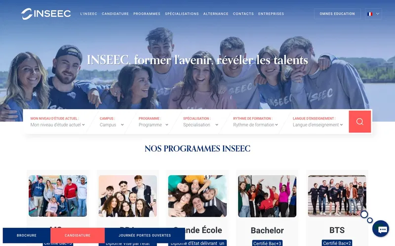 Inseec U classement, campus, admission Inseec U classement, campus, admission