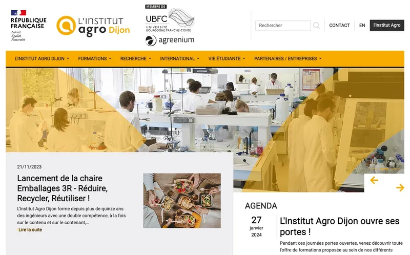 Institut Agro Dijon classement, campus, admission
