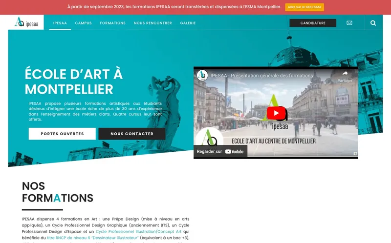 Ipesaa Ecole D'Arts Appliques classement, campus, admission Ipesaa Ecole D'Arts Appliques classement, campus, admission