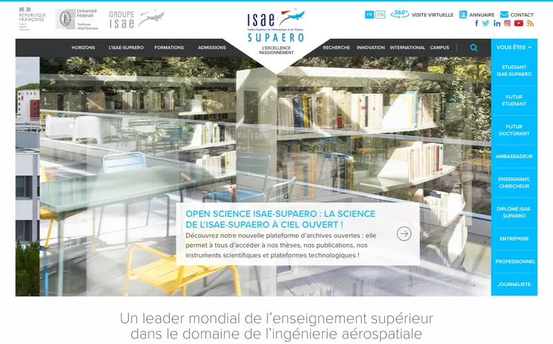 Isae - Institut Superieur De L'Aeronautique Et De L'Espace classement, campus, admission Isae - Institut Superieur De L'Aeronautique Et De L'Espace classement, campus, admission