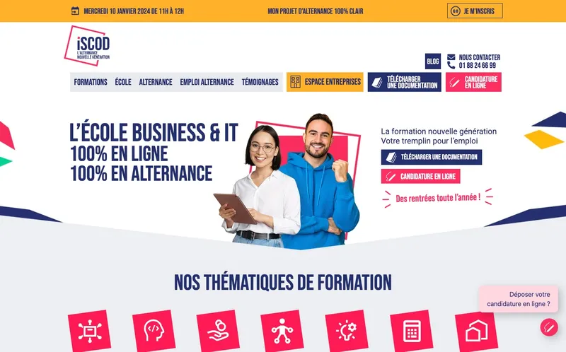 Iscod classement, campus, admission Iscod classement, campus, admission