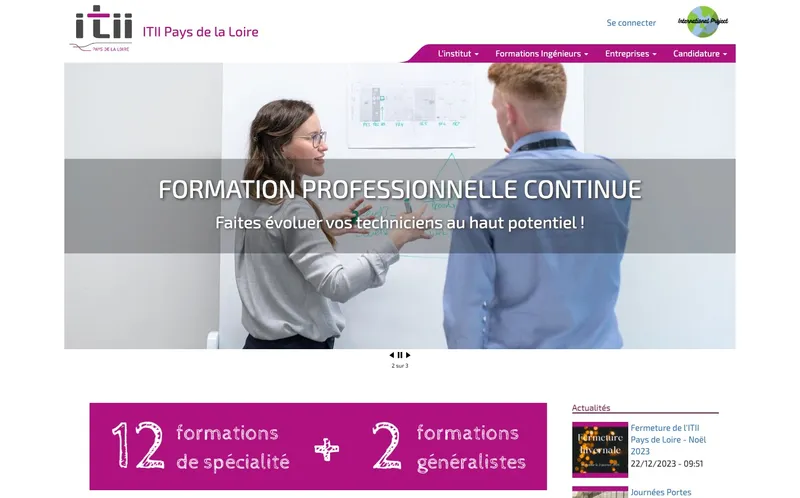Itii Pays De La Loire classement, campus, admission Itii Pays De La Loire classement, campus, admission