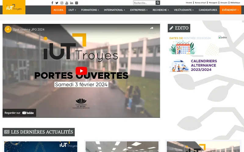 Iut De Troyes classement, campus, admission Iut De Troyes classement, campus, admission